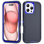 For iPhone 16 Pro Max / Dark Blue + Royal Blue