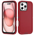 For iPhone 16 Pro / Red + Black