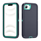 For iPhone 16e / Dark Blue + Light Blue
