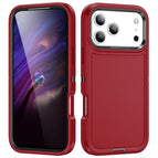 For iPhone 17 Pro / Red + Black