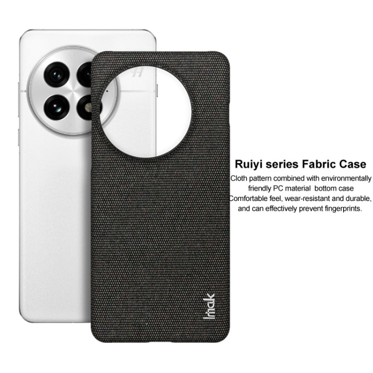 imak Ruiyi Series Cloth Texture PU + PC Phone Case, For OnePlus 13, For OnePlus Nord CE4 5G, For OnePlus Ace 3 / 12R, For OnePlus 12 5G, For OnePlus Ace 2V / Nord 3 5G, For OnePlus 11 5G