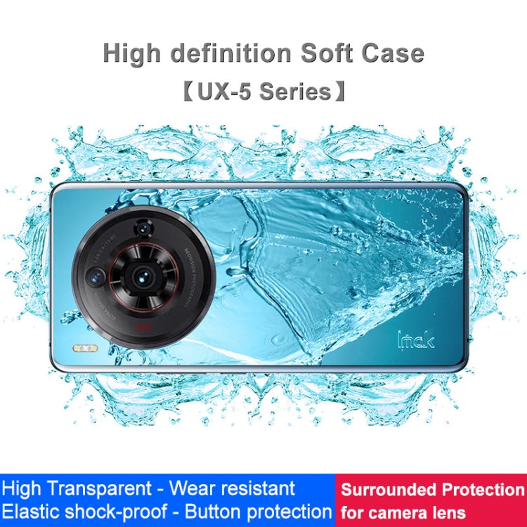 IMAK UX-5 Series Transparent Shockproof TPU Protective Case, For ZTE nubia Z50S Pro 5G