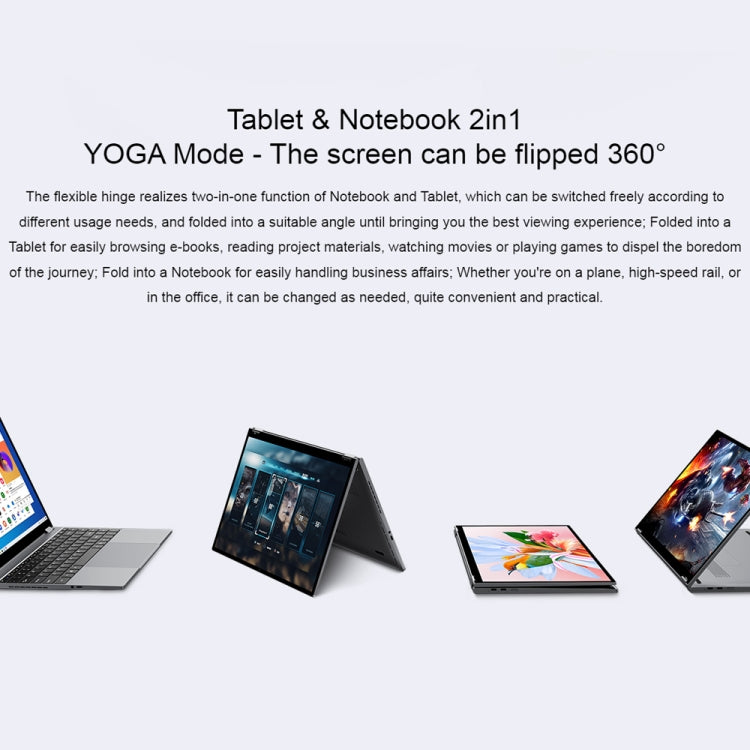 CHUWI FreeBook 13.5 inch Yoga Laptop, Windows 11 Intel Processor N150 Quad Core, FreeBook 12GB+512GB