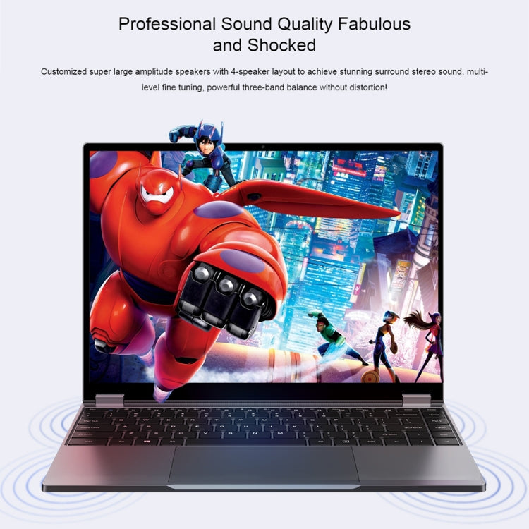 CHUWI FreeBook 13.5 inch Yoga Laptop, Windows 11 Intel Processor N150 Quad Core, FreeBook 12GB+512GB