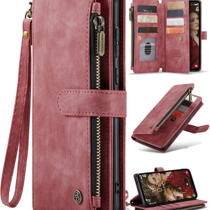 CaseMe C30 Card Slots Zipper Wallet Leather Phone Case