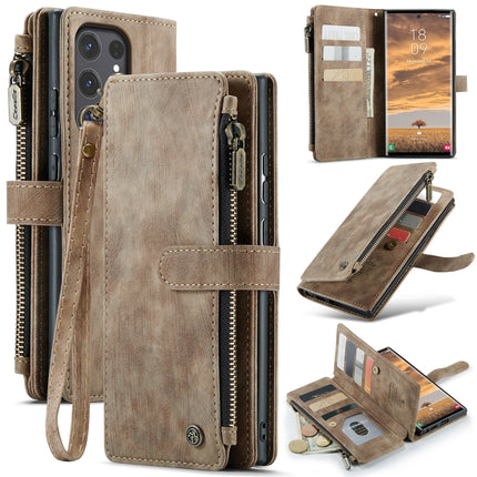 CaseMe C30 Card Slots Zipper Wallet Leather Phone Case, For Samsung Galaxy A25 4G, For Samsung Galaxy A15, For Samsung Galaxy A55 5G, For Samsung Galaxy A35 5G, For Samsung Galaxy S24 Ultra 5G, For Samsung Galaxy S24+ 5G