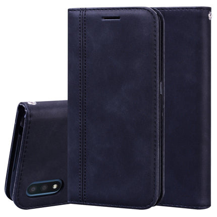 Frosted Business Magnetic Horizontal Flip PU Leather Case with Holder & Card Slot & Lanyard, For Samsung Galaxy A01, For Samsung Galaxy A7 (2018), For Samsung Galaxy A10, For Samsung Galaxy A10s