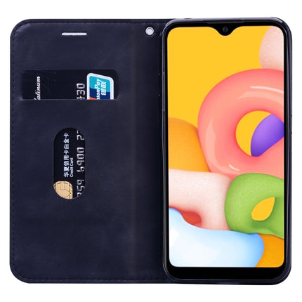 Frosted Business Magnetic Horizontal Flip PU Leather Case with Holder & Card Slot & Lanyard, For Samsung Galaxy A01, For Samsung Galaxy A7 (2018), For Samsung Galaxy A10, For Samsung Galaxy A10s