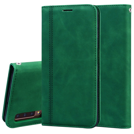 Frosted Business Magnetic Horizontal Flip PU Leather Case with Holder & Card Slot & Lanyard, For Samsung Galaxy A01, For Samsung Galaxy A7 (2018), For Samsung Galaxy A10, For Samsung Galaxy A10s