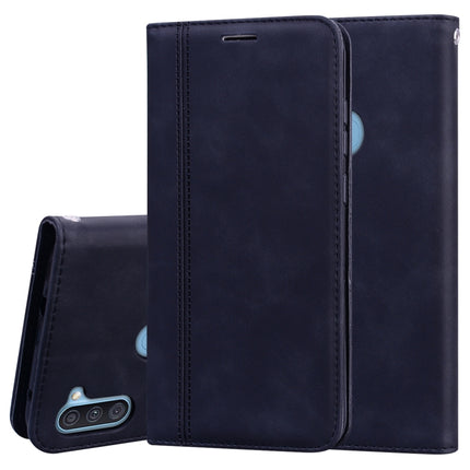 Frosted Business Magnetic Horizontal Flip PU Leather Case with Holder & Card Slot & Lanyard, For Samsung Galaxy A11, For Samsung Galaxy A20s, For Samsung Galaxy A30/A20, For Samsung Galaxy A31