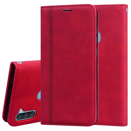 Frosted Business Magnetic Horizontal Flip PU Leather Case with Holder & Card Slot & Lanyard, For Samsung Galaxy A11, For Samsung Galaxy A20s, For Samsung Galaxy A30/A20, For Samsung Galaxy A31