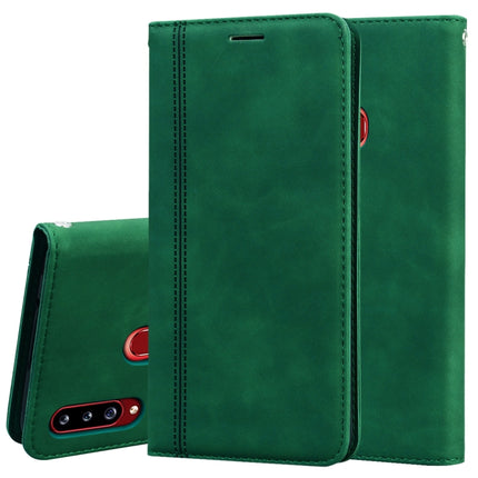 Frosted Business Magnetic Horizontal Flip PU Leather Case with Holder & Card Slot & Lanyard, For Samsung Galaxy A11, For Samsung Galaxy A20s, For Samsung Galaxy A30/A20, For Samsung Galaxy A31