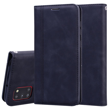 Frosted Business Magnetic Horizontal Flip PU Leather Case with Holder & Card Slot & Lanyard, For Samsung Galaxy A11, For Samsung Galaxy A20s, For Samsung Galaxy A30/A20, For Samsung Galaxy A31