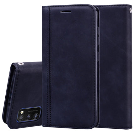 Frosted Business Magnetic Horizontal Flip PU Leather Case with Holder & Card Slot & Lanyard, For Samsung Galaxy A41, For Samsung Galaxy A50, For Samsung Galaxy A51, For Samsung Galaxy A70