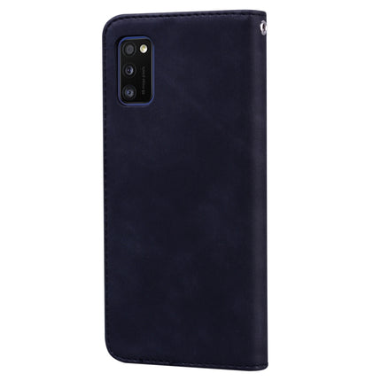 Frosted Business Magnetic Horizontal Flip PU Leather Case with Holder & Card Slot & Lanyard, For Samsung Galaxy A41, For Samsung Galaxy A50, For Samsung Galaxy A51, For Samsung Galaxy A70