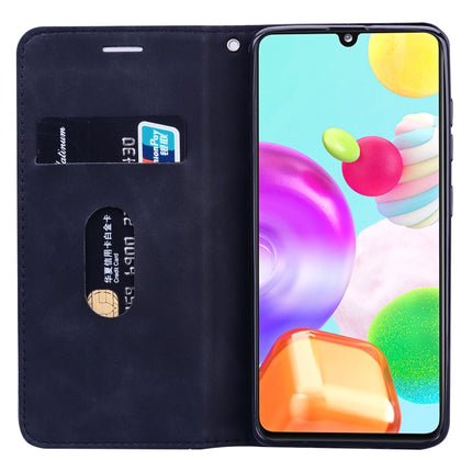 Frosted Business Magnetic Horizontal Flip PU Leather Case with Holder & Card Slot & Lanyard, For Samsung Galaxy A41, For Samsung Galaxy A50, For Samsung Galaxy A51, For Samsung Galaxy A70
