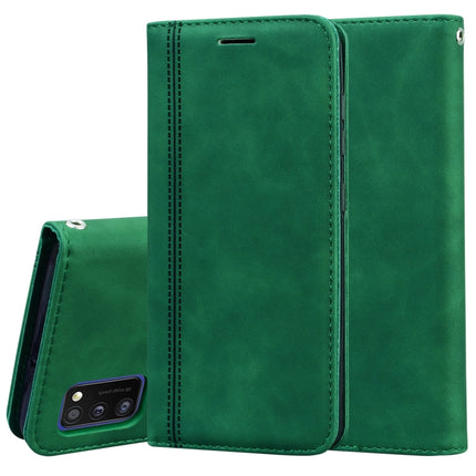 Frosted Business Magnetic Horizontal Flip PU Leather Case with Holder & Card Slot & Lanyard, For Samsung Galaxy A41, For Samsung Galaxy A50, For Samsung Galaxy A51, For Samsung Galaxy A70