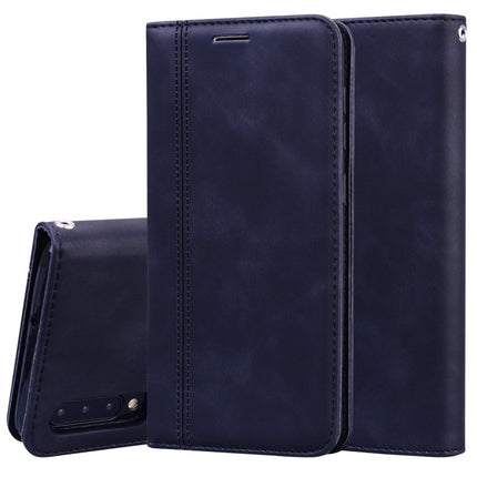 Frosted Business Magnetic Horizontal Flip PU Leather Case with Holder & Card Slot & Lanyard, For Samsung Galaxy A41, For Samsung Galaxy A50, For Samsung Galaxy A51, For Samsung Galaxy A70