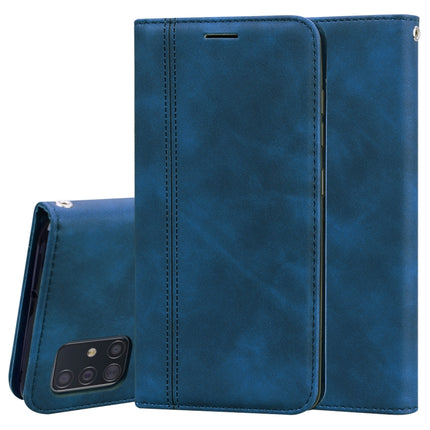 Frosted Business Magnetic Horizontal Flip PU Leather Case with Holder & Card Slot & Lanyard, For Samsung Galaxy A41, For Samsung Galaxy A50, For Samsung Galaxy A51, For Samsung Galaxy A70