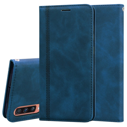 Frosted Business Magnetic Horizontal Flip PU Leather Case with Holder & Card Slot & Lanyard, For Samsung Galaxy A41, For Samsung Galaxy A50, For Samsung Galaxy A51, For Samsung Galaxy A70