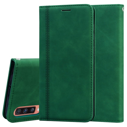 Frosted Business Magnetic Horizontal Flip PU Leather Case with Holder & Card Slot & Lanyard, For Samsung Galaxy A41, For Samsung Galaxy A50, For Samsung Galaxy A51, For Samsung Galaxy A70