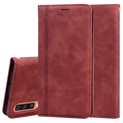 Frosted Business Magnetic Horizontal Flip PU Leather Case with Holder & Card Slot & Lanyard, For Samsung Galaxy A41, For Samsung Galaxy A50, For Samsung Galaxy A51, For Samsung Galaxy A70