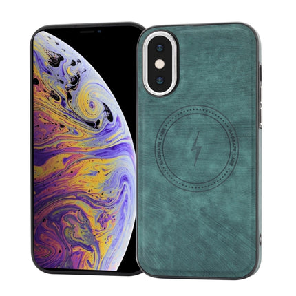 Side PU Hybrid TPU Magsafe Phone Case, For iPhone 11, For iPhone 11 Pro, For iPhone XR, For iPhone XS Max