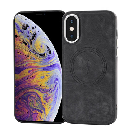 Side PU Hybrid TPU Magsafe Phone Case, For iPhone 11, For iPhone 11 Pro, For iPhone XR, For iPhone XS Max