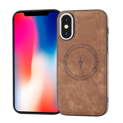 Side PU Hybrid TPU Magsafe Phone Case, For iPhone XS /X, For iPhone 8 Plus / 7 Plus