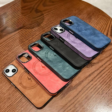 Side PU Hybrid TPU Magsafe Phone Case, For iPhone 14 Plus, For iPhone 14, For iPhone 14 Pro, For iPhone 14 Pro Max
