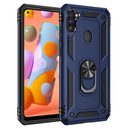 Shockproof TPU + PC Protective Case with 360 Degree Rotating Holder, For Galaxy A11 US