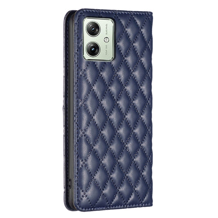 Diamond Lattice Magnetic Leather Flip Phone Case, For Motorola Moto G54 5G EU Edition, For Motorola Edge 40 Neo, For Motorola Moto G14 4G