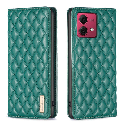 Diamond Lattice Magnetic Leather Flip Phone Case, For Motorola Moto G85, For Motorola Edge 50 Pro 5G, For Motorola Moto G24, For Motorola Moto G84