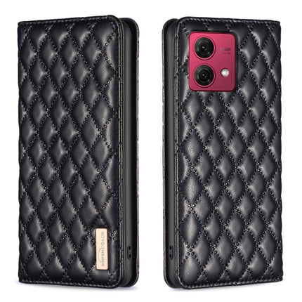 Diamond Lattice Magnetic Leather Flip Phone Case, For Motorola Moto G85, For Motorola Edge 50 Pro 5G, For Motorola Moto G24, For Motorola Moto G84