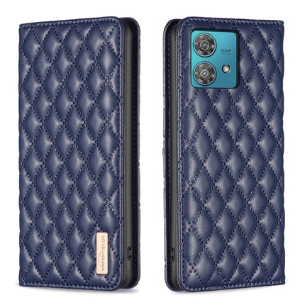 Diamond Lattice Magnetic Leather Flip Phone Case, For Motorola Moto G54 5G EU Edition, For Motorola Edge 40 Neo, For Motorola Moto G14 4G
