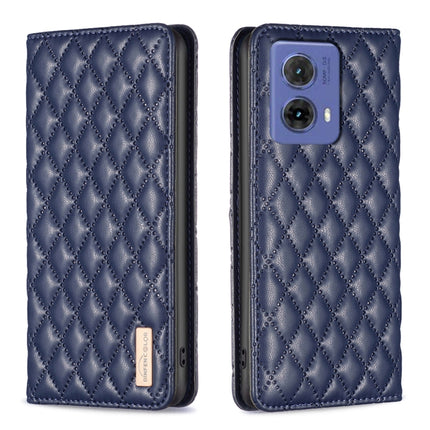 Diamond Lattice Magnetic Leather Flip Phone Case, For Motorola Moto G85, For Motorola Edge 50 Pro 5G, For Motorola Moto G24, For Motorola Moto G84