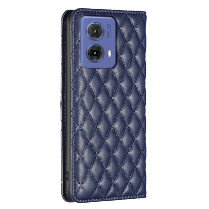 Diamond Lattice Magnetic Leather Flip Phone Case, For Motorola Moto G85, For Motorola Edge 50 Pro 5G, For Motorola Moto G24, For Motorola Moto G84
