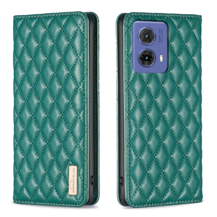 Diamond Lattice Magnetic Leather Flip Phone Case, For Motorola Moto G85, For Motorola Edge 50 Pro 5G, For Motorola Moto G24, For Motorola Moto G84