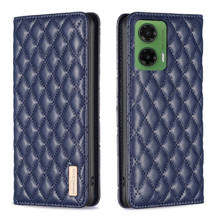 Diamond Lattice Magnetic Leather Flip Phone Case, For Motorola Moto G37/G37 Power 5G, For Motorola Moto G35, For Motorola Moto G55, For Motorola Moto G34 5G / G45 5G