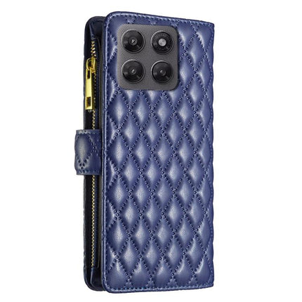 Diamond Lattice Zipper Wallet Leather Flip Phone Case, For Motorola Moto G37 5G/G37 Power 5G, For Motorola Moto G34 5G / G45 5G, For Motorola Moto G85, For Motorola Edge 50 Pro 5G