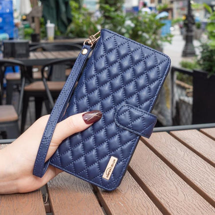 Diamond Lattice Zipper Wallet Leather Flip Phone Case, For Motorola Moto G37 5G/G37 Power 5G, For Motorola Moto G34 5G / G45 5G, For Motorola Moto G85, For Motorola Edge 50 Pro 5G