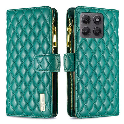 Diamond Lattice Zipper Wallet Leather Flip Phone Case, For Motorola Moto G37 5G/G37 Power 5G, For Motorola Moto G34 5G / G45 5G, For Motorola Moto G85, For Motorola Edge 50 Pro 5G