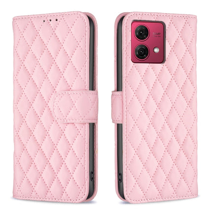 Diamond Lattice Wallet Flip Leather Phone Case, For Motorola Moto G24 / E14 / G04, For Motorola Moto G Play 2024, For Motorola Moto G Power 5G 2024, For Motorola Moto G84