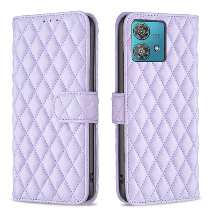 Diamond Lattice Wallet Flip Leather Phone Case, For Motorola Moto G54 5G EU Edition, For Motorola Edge 40 Neo, For Motorola Moto G14 4G