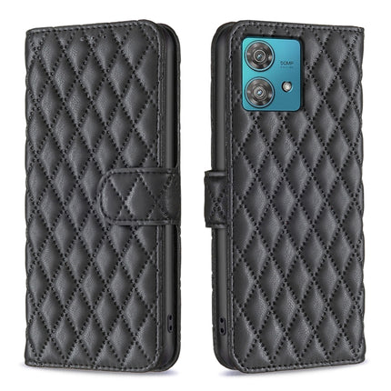 Diamond Lattice Wallet Flip Leather Phone Case, For Motorola Moto G54 5G EU Edition, For Motorola Edge 40 Neo, For Motorola Moto G14 4G