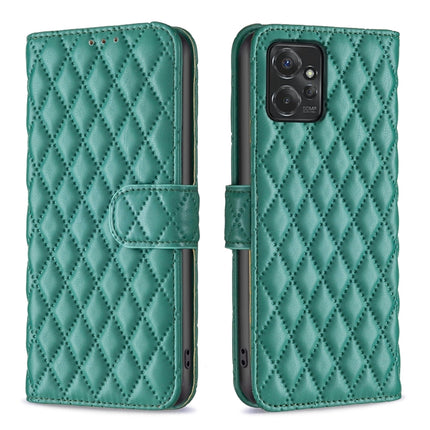 Diamond Lattice Wallet Flip Leather Phone Case, For Motorola Moto G24 / E14 / G04, For Motorola Moto G Play 2024, For Motorola Moto G Power 5G 2024, For Motorola Moto G84