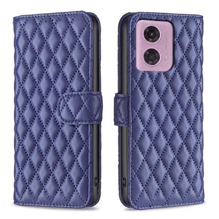 Diamond Lattice Wallet Flip Leather Phone Case, For Motorola Moto G37/G37 Power 5G, For Motorola Moto G35, For Motorola Moto G55, For Motorola Moto G34 5G / G45 5G