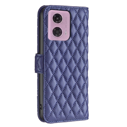 Diamond Lattice Wallet Flip Leather Phone Case, For Motorola Moto G24 / E14 / G04, For Motorola Moto G Play 2024, For Motorola Moto G Power 5G 2024, For Motorola Moto G84