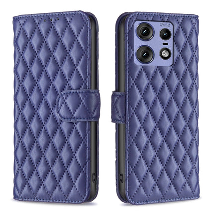 Diamond Lattice Wallet Flip Leather Phone Case, For Motorola Moto G85, For Motorola Edge 50 Ultra, For Motorola Edge 50 Pro 5G, For Motorola Edge 50 Fusion