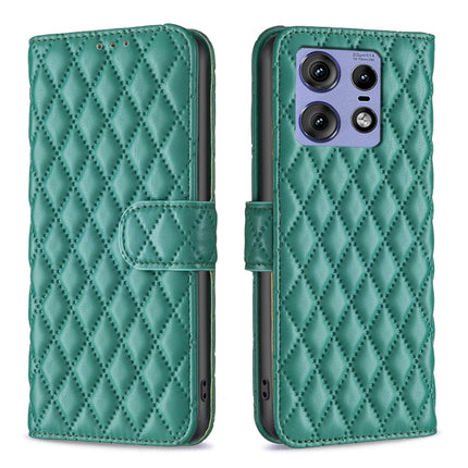 Diamond Lattice Wallet Flip Leather Phone Case, For Motorola Moto G85, For Motorola Edge 50 Ultra, For Motorola Edge 50 Pro 5G, For Motorola Edge 50 Fusion